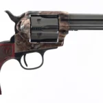Taylors & Company 4107DE Smoke Wagon Deluxe 357 Mag 6rd 4.75" Blued Cylinder & Barrel Color Case Hardened Steel Frame Checkered Walnut Grip (Taylor Tuned) | Elite Firearms