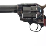 Taylors & Company 4108DE Smoke Wagon Deluxe 357 Mag 6rd 5.50" Blued Cylinder & Barrel Color Case Hardened Steel Frame Checkered Walnut Grip (Taylor Tuned) | Elite Firearms