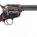 Taylors & Company 4110DE Smoke Wagon Deluxe 45 Colt (LC) 6rd 5.50" Blued Cylinder & Barrel Color Case Hardened Steel Frame Checkered Walnut Grip (Taylor Tuned) | Elite Firearms