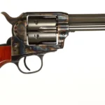 Taylors & Company 556104 1873 Cattleman Drifter 357 Mag Caliber with 4.75" Blued Finish Barrel, 6rd Capacity Blued Finish Cylinder, Color Case Hardened Finish Steel Frame & Walnut Grip | Elite Firearms