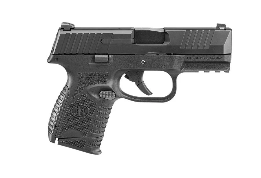 FN 66100815 509 Compact 9mm Luger 3.70" Barrel 12+1 Or 15+1, Matte Black Polymer Frame With Mounting Rail, Matte Black Stainless Steel Slide, No Manual  Safety | Elite Firearms