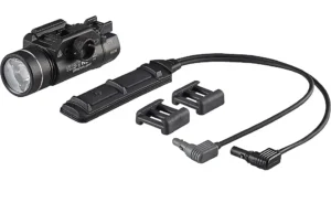 Streamlight 69889 TLR-1 HL Black Anodized Aluminum, 1,000 Lumens White LED Bulb, 283 Meters Beam, Picatinny Rail/Rail Clamp Mount | Elite Firearms
