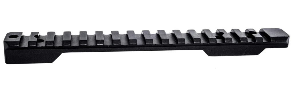 Weatherby PL0252150 Picatinny Rail Peak 44 Black Weatherby Mark V Picatinny Rail/Weaver Mount Long Action | Elite Firearms