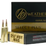 Weatherby Select Plus Rifle Ammunition .257 Wby Mag 100gr Scirocco 3575 fps 20/ct | Elite Firearms