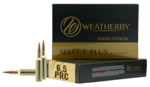 Weatherby F65PRC130SCO Select Plus 6.5 PRC 130 gr 20 Per Box/ 10 Cs | Elite Firearms