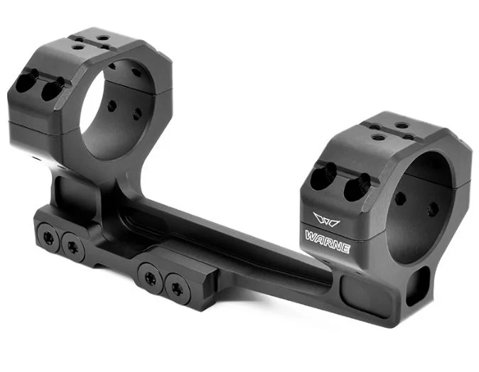 Warne 781820MOA Precision Cantilever Mount Scope Mount/Ring Combo Black Anodized 30mm 20 MOA | Elite Firearms