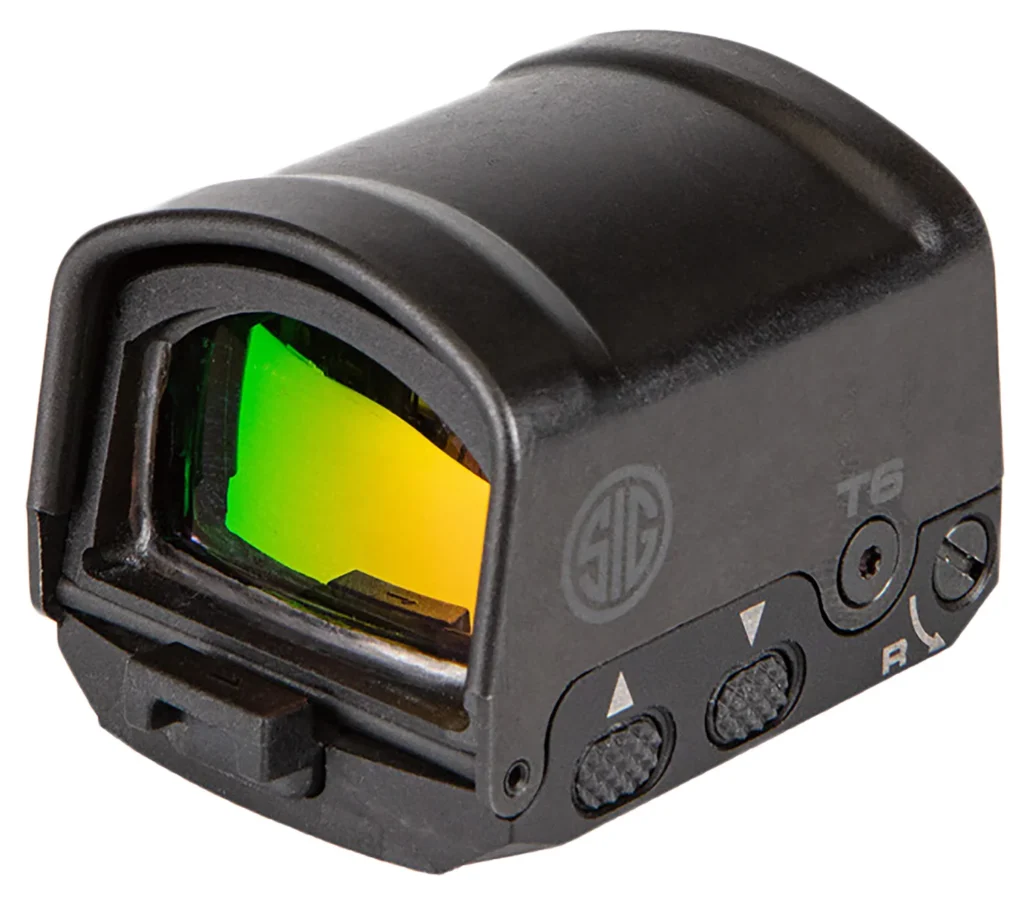 Sig Sauer Electro-Optics SOR21601 Romeo2 Mil-Spec Reflex Sight Black Anodized 1 x 30 mm 6 MOA Red Dot Full Shroud Only | Elite Firearms