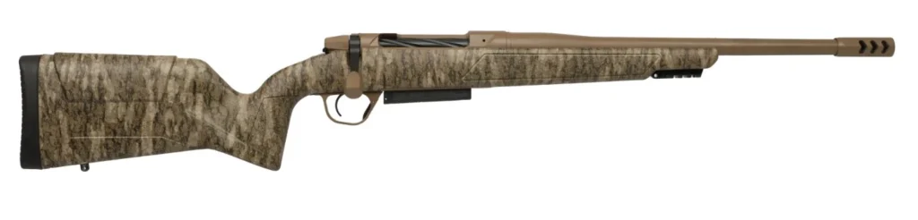 Christensen Arms Evoke Mossy Oak Rifle 7mm Backcountry 4rd Capacity 16.25'' FDE Cerakote Barrel Bottomlands Stock | Elite Firearms