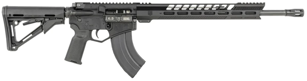 Diamondback DB1732N001 DB15 6.5 Grendel 18" 5+1,28+1 Black Adjustable Magpul CTR Stock Black Magpul MOE K2 Grip with Black Gold Lower 15" M-Lok | Elite Firearms