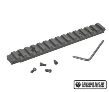 Ruger 90678 Ruger American Rifle Picatinny Scope Base Rail 20 MOA  Black Anodized | Elite Firearms