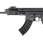 CZ-USA 91461 Bren 2 MS 7.62x39mm Caliber with 11.14" Barrel, 30+1 Capacity, Overall Black Finish, Carbon Fiber Receiver, Ambi Mag Release, Stippled Black Polymer Grip Right Hand | Elite Firearms