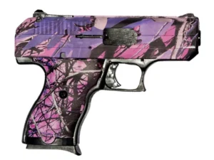 Hi-Point 916PI C9  9mm Luger 8+1, 3.50" Black Steel Barrel, Hydro-Dipped Pink Camo Serrated Steel Slide, Hydro-Dipped Pink Camo Polymer Frame & Grip | Elite Firearms