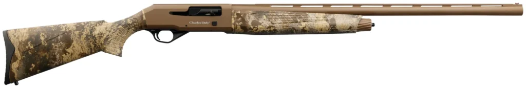 Charles Daly 601 Semi-Auto Shotgun 20ga 3" Chamber 4rd Capacity 26" Barrel TrueTimber Prairie Synthetic Stock 3 Choke Tubes | Elite Firearms