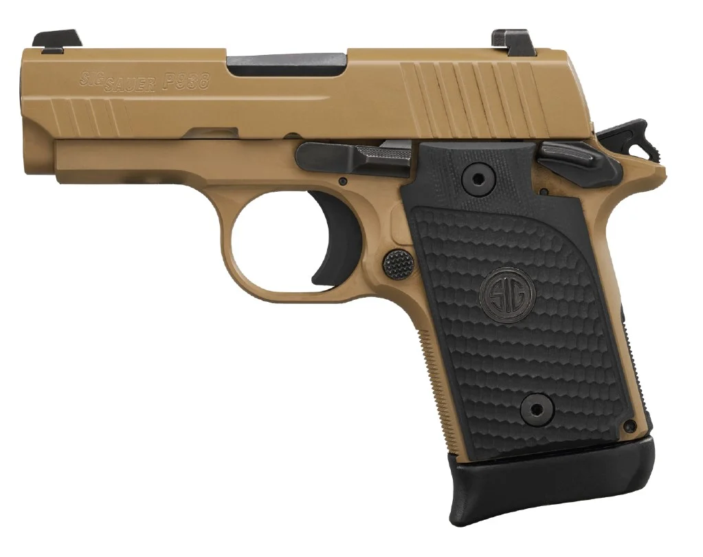 SIG P938 EMP SCRPN 9MM 7RD 3" FDE NS | Elite Firearms