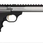 Browning 051508490 Buck Mark Contour 22 LR 10+1 7.25" Contoured Barrel, Matte Stainless Serrated Steel Optic Ready Slide, Matte Black Aluminum Frame, Finger Grooved Black Ultragrip RX Grip | Elite Firearms