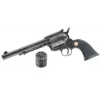 Chiappa Firearms 340170D SAA 1873 Medium Frame 22 LR/22 WMR 10 Shot, 7.50" Blued Steel Barrel, Blued Steel Frame, Blued Cylinder, Black Plastic Grip, Exposed Hammer | Elite Firearms