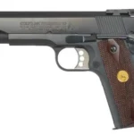 Colt Mfg O5870A1 Gold Cup Natonal Match 45 ACP 8+1 5" Stainless National Match Barrel, Blued Serrated Carbon Steel Slide & Frame w/Beavertail, Walnut w/Integrated Gold Medallion Grip, Ambidextrous | Elite Firearms