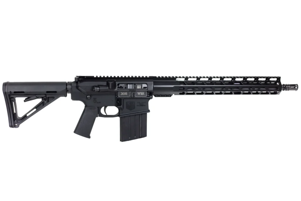 Diamondback DB1018C001 DB10  308 Win 20+1 16" Nitride Treated Threaded Steel Barrel w/A2 .30 Cal Flash Hider, A3 Flattop Upper, 15" M-LOK Handguard, Magpul MOE Carbine Stock, Magpul MOE K Grip | Elite Firearms