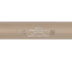 GEMTECH GM-22 SUPPRESSOR 22LR FDE
