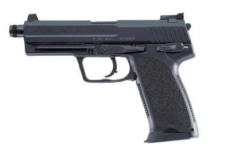 H&K USP45 Tactical Handgun .45 Auto 10rd Magazines(2) 5.09" Threaded Barrel V1 DA/SA Decocking Lever | Elite Firearms