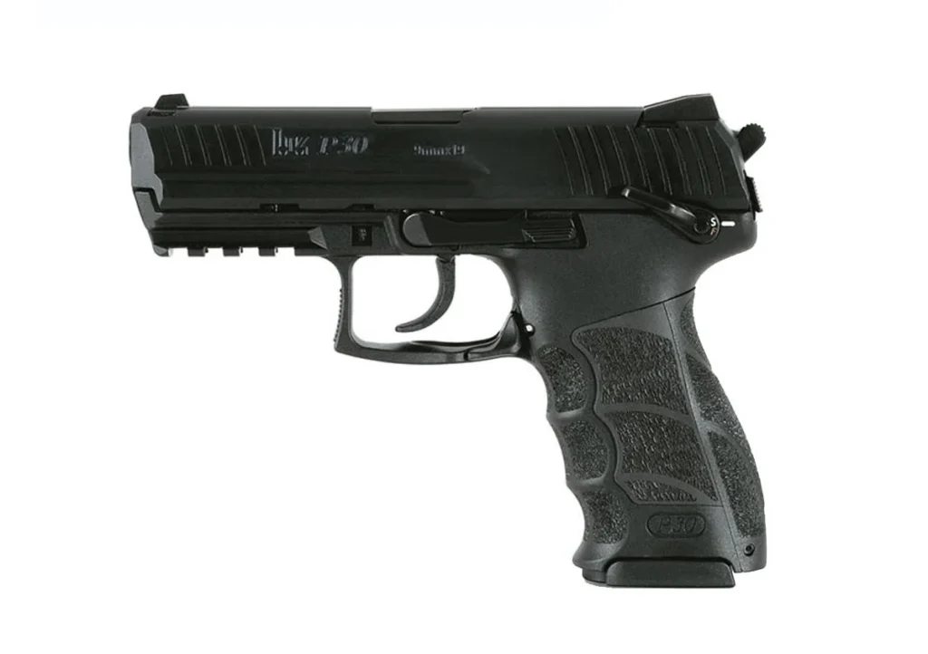 H&K P30S Handgun 9mm Luger 17(1)&20(1)rd Magazines 3.85" Barrel DA/SA V3 Rear Decocking Button Ambi Safety | Elite Firearms