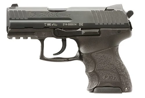 H&K P30SK Subcompact Handgun 9mm Luger 15rd(1)&12rd(1) Magazines 3.27" Barrel DA/SA V3 Rear Decocking | Elite Firearms