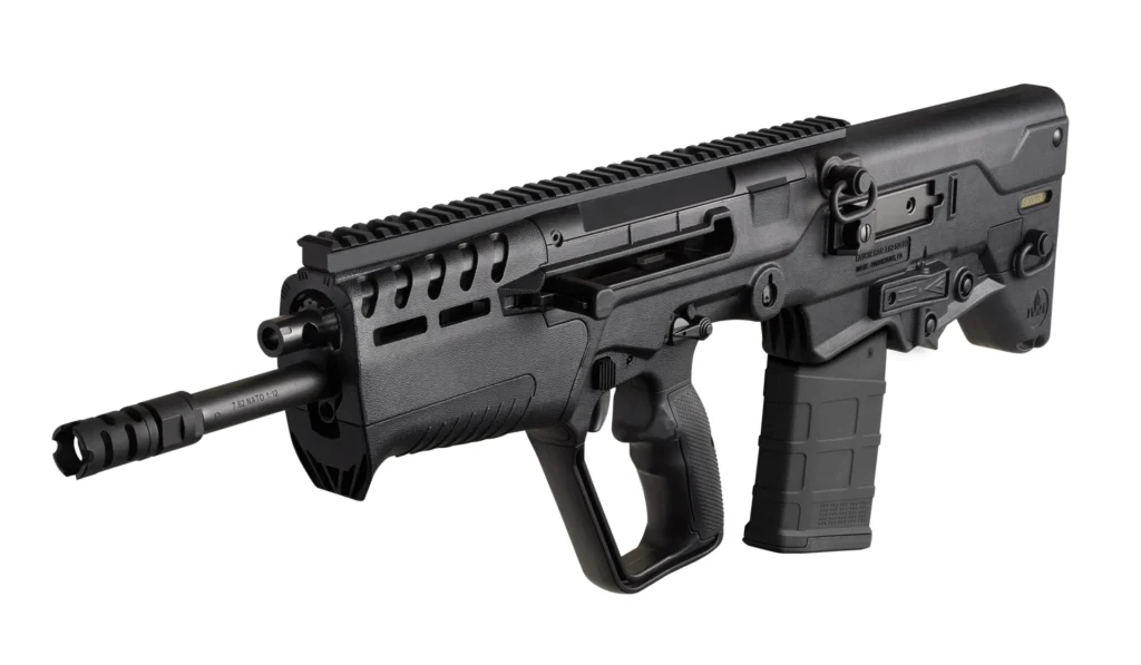 IWI US T7B16 Tavor 7 7.62x51mm NATO Caliber with 16.50" Barrel, 20+1 Capacity, Black Metal Finish, Black Fixed Bullpup Stock & Black Polymer Grip Right Hand | Elite Firearms