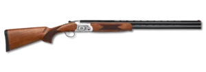 Pointer KAR41026Y Acrius Youth 410 Gauge Break Open 3" 2rd 26" Black O/U Barrel, Nickel Engraved Metal Finish, Turkish Walnut Stock, Right Hand Includes 5 Chokes | Elite Firearms