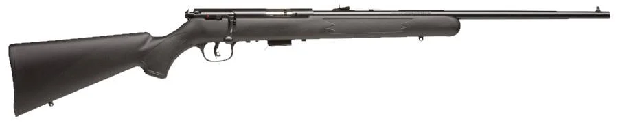 Savage Arms 26700 Mark II F 22 LR 10+1 21" Button Rifled Sporter Barrel, Carbon Steel Barrel/Receiver w/Matte Blued Finish, Matte Black Synthetic Stock, User Adjustable AccuTrigger | Elite Firearms