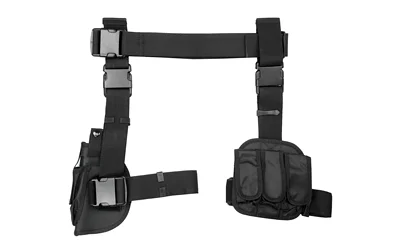 NCSTAR DROP LEG HOLSTER MAG HLDR BLK