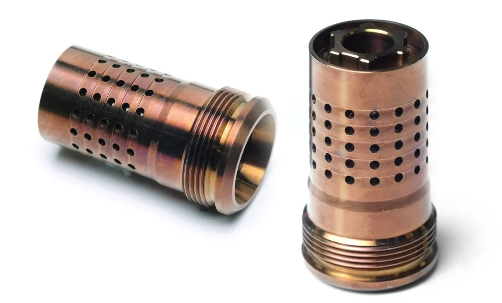 Q Cherry Bomb Muzzle Brake 8.6 BLK 5/8-24 | Elite Firearms