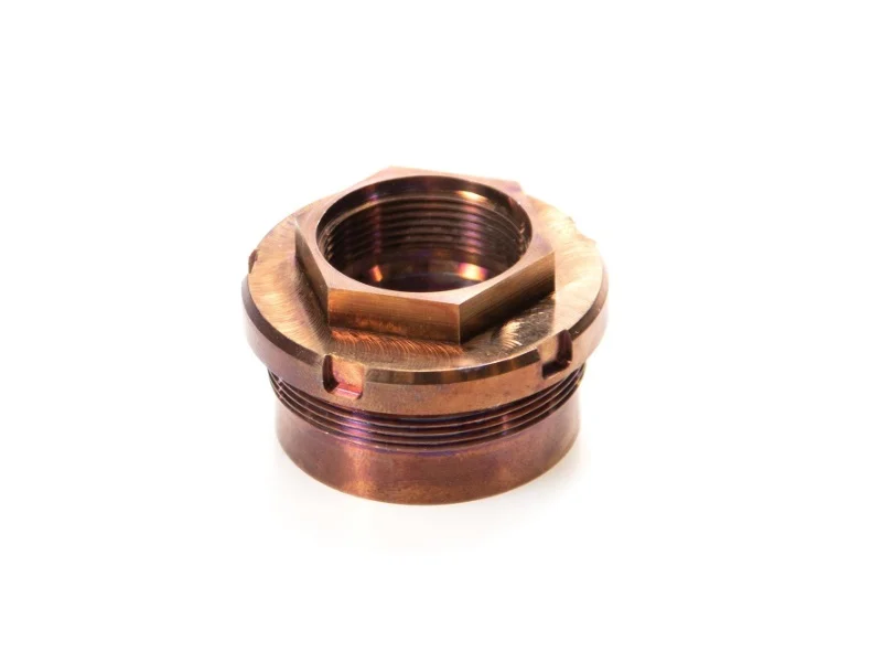 Q LLC  Plan-B Omega XL 1.375"x24 tpi HUB, 17-4 Copper Stainless Steel, Fits Cherry Bomb XL Brake