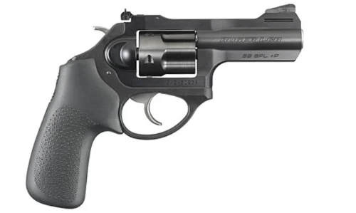 Ruger 5431 LCRx Small Frame 38 Special +P 5 Shot, 3" Matte Black Steel Barrel, Black PVD Cylinder, Matte Black Aluminum Frame, Black Hogue Tamer Monogrip, Exposed Hammer | Elite Firearms