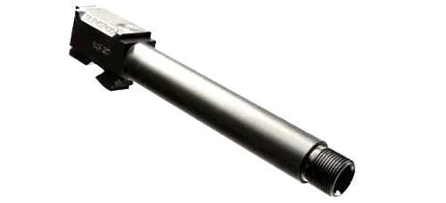 SilencerCo AC862 Threaded Barrel  4.50" 9mm Luger, Black Nitride Stainless Steel, Fits Glock 19 Gen 1-5/19X/G45 | Elite Firearms