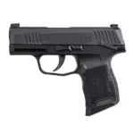 Sig Sauer 365380BSSMS P365 Micro-Compact 380 ACP 10+1 3.10" Black Carbon Steel Barrel, Black Nitron Optic Ready/Serrated Slide & Frame w/Sig Rail, Black Polymer Grips, Manual Safety, Right Hand | Elite Firearms
