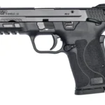 Smith & Wesson 12436 M&P Shield EZ M2.0 Compact Slim 9mm Luger 8+1 3.67" Black Armornite Barrel & Serrated Slide, Matte Black Polymer Frame w/Picatinny Rail Black Polymer Grips Right Hand | Elite Firearms