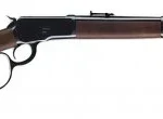Winchester Guns 534190141 Model 1892 Large Loop Carbine 45 Colt (LC) 10+1 Cap 20" Brushed Polish Blued Rec/Barrel Satin Walnut Fixed Straight Grip Stock Right Hand (Full Size) | Elite Firearms