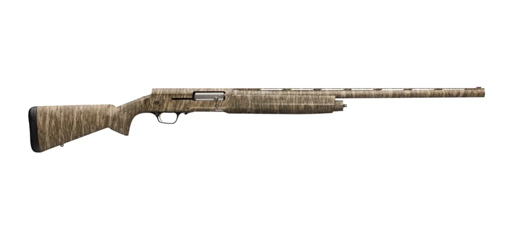 Browning 0118282005 A5 12 Gauge 26" Barrel 3.5" 4+1, Full Coverage Mossy Oak Bottomland, Textured Synthetic Stock With Closed Radius Pistol Grip | Elite Firearms