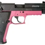 GSG GERG2213TFFPA FireFly 22 WMR 13+1 4.90" Black Threaded Barrel, Aluminum Serrated Slide, Pink Aluminum Frame w/Picatinny Rail, Textured Grip | Elite Firearms