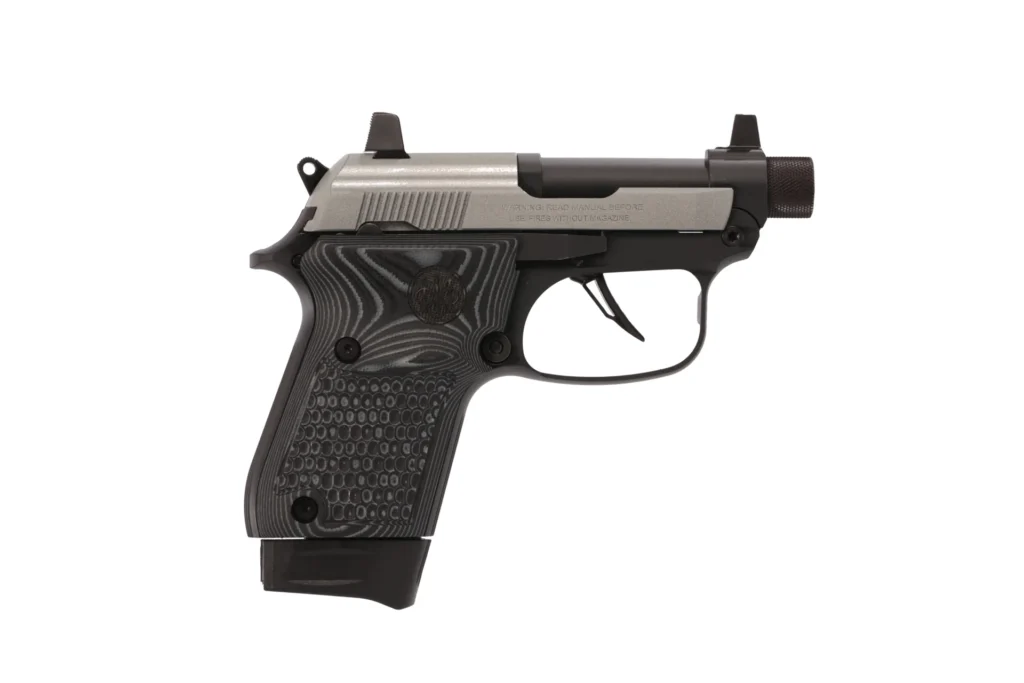 Beretta USA J20X22R8M3 20X Bobcat 22 LR 8+1 2.80" Black Steel Barrel, Black Inox ELS/Serrated Steel Slide, Black Polymer Frame w/Beavertail, Helica Texture Grip
