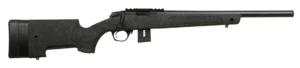 Bergara Rifles BMR011 BMR X Steel 17 HMR 10+1 18" Blued Heavy Threaded Barrel, Blued Picatinny Rail Receiver, Adj LOP Green w/Black Webbing Synthetic Stock | Elite Firearms