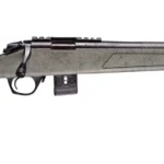 Bergara Rifles BMR010 BMR X Carbon Fiber 22 WMR 10+1 18" Black Carbon Fiber Threaded Barrel, Black Cerakote Picatinny Rail Receiver, Adj LOP Black w/Green Webbing Synthetic Stock | Elite Firearms