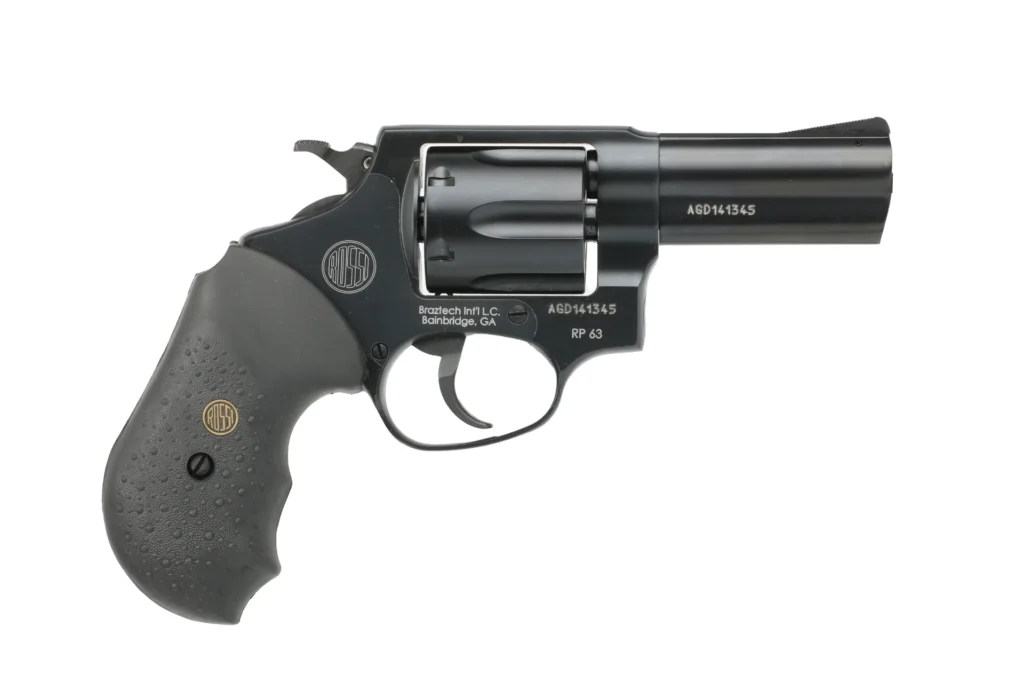 Rossi 2RP631 RP63  Small Frame 357 Mag 6 3" Matte Matte Black Barrel, Matte Steel Frame, Black Textured Rubber Grip, Hammer Block Safety, Exposed Hammer