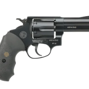Rossi 2RP631 RP63  Small Frame 357 Mag 6 3" Matte Matte Black Barrel, Matte Steel Frame, Black Textured Rubber Grip, Hammer Block Safety, Exposed Hammer