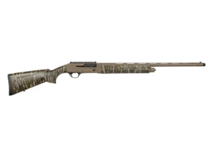 Charles Daley 601 Semi-Auto Shotgun 20ga 3" Chamber 4rd Capacity 26" Barrel Bottomland Camo Synthetic FDE Receiver | Elite Firearms