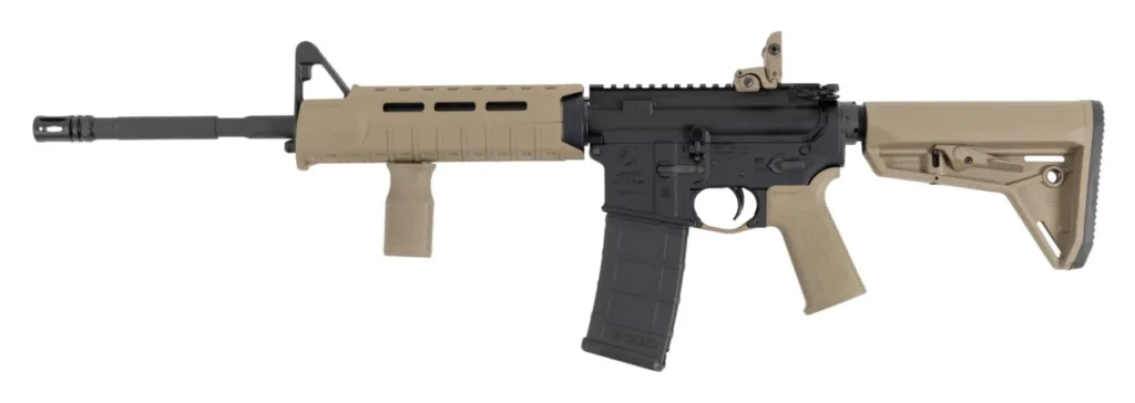 Colt Mfg CR6920MPSFDE M4 Carbine 5.56x45mm NATO 30+1 16.10", Black Rec, FDE Magpul Furniture, SL Carbine Stock & Grip, Vertical Grip, MBUS Rear Sight | Elite Firearms