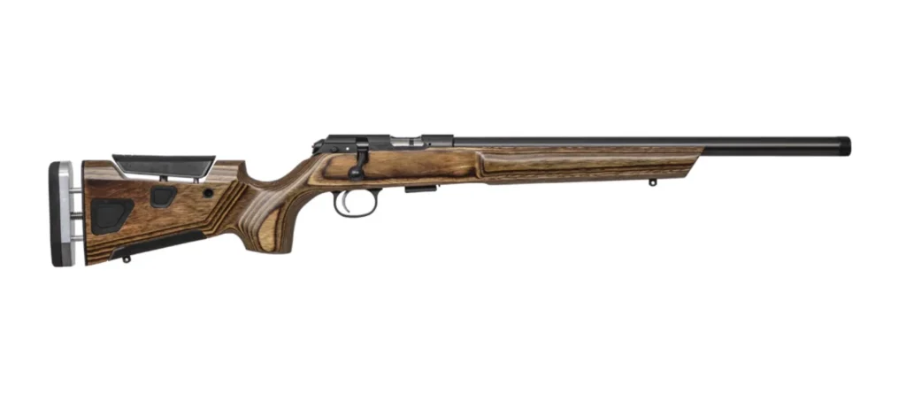 CZ-USA 02365 CZ 457 At-One Varmint SR Full Size 22 LR 5+1 16.50" Black Nitride Heavy Barrel Black Nitride Steel Receiver Wood Fixed Boyd's w/Adjustable Comb Stock Right Hand | Elite Firearms