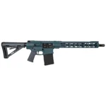 Diamondback DB1018C251 DB10 308 Win 16" 20+1, Jesse James Civil Defense Blue Rec/15" M-Lok Handguard, OEM Carbon Lower, Magpul Carbine Stock & K Grip, A2 Flash Hider | Elite Firearms