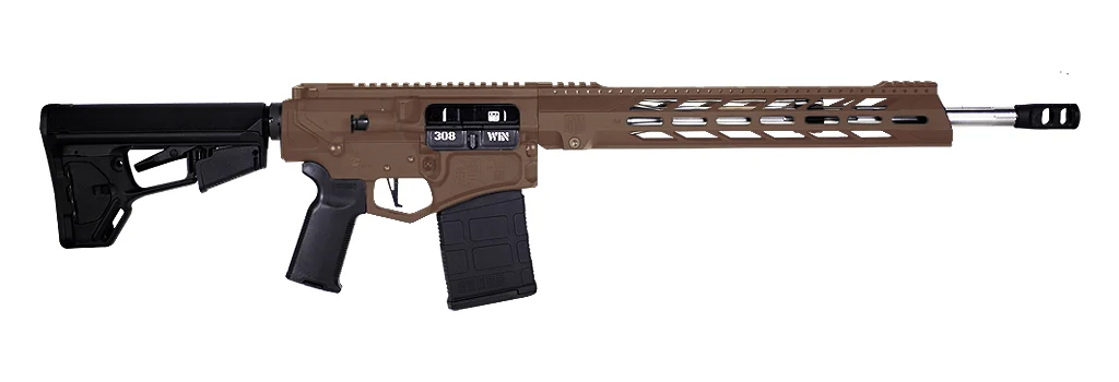 Diamondback DB1059C061 DB10 308 Win 18" 20+1 Flat Dark Earth Adjustable Magpul ACS-L Stock Black Magpul MOE-K2+ Grip 15" M-Lok | Elite Firearms