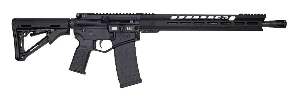 Diamondback DB1731B001 DB15  300 Blackout 30+1 16" Nitride Treated Heavy Barrel w/DBSB-IV Flash Hider, A3 Flattop Upper/Diamondback Black Gold Lower, 15" M-LOK Handguard, Magpul CTR Stock & K2 Grip | Elite Firearms